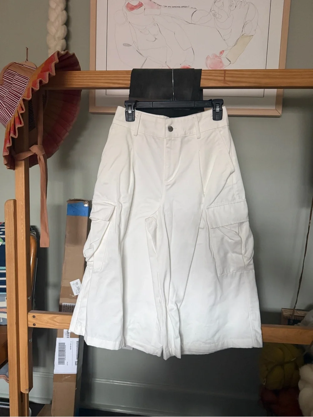 Zara Long Cargo Shorts - Picture 5 of 7